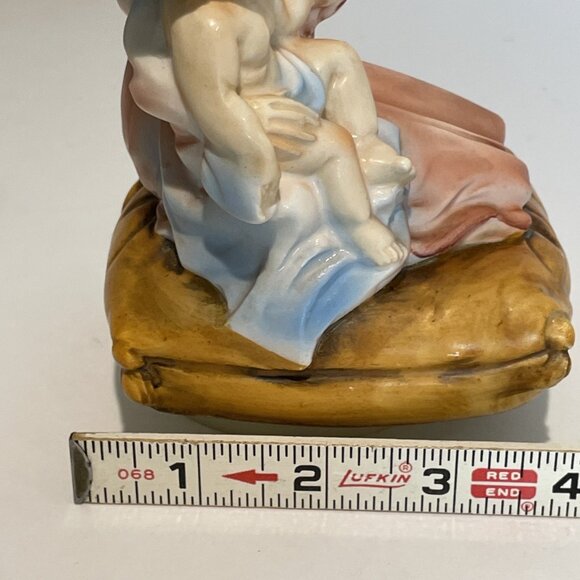 VTG 1971 Sankyo Chadwick Music Box Madonna and Child Ave Maria Christianity - Picture 13 of 13